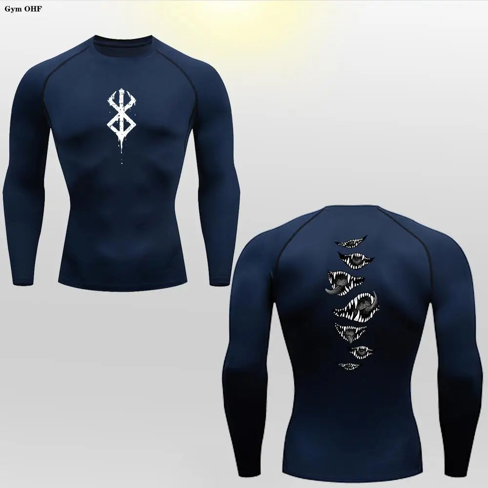Camiseta de Compresión de Berserker edición GymFlow