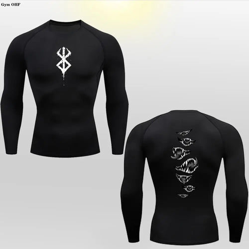 Camiseta de Compresión de Berserker edición GymFlow