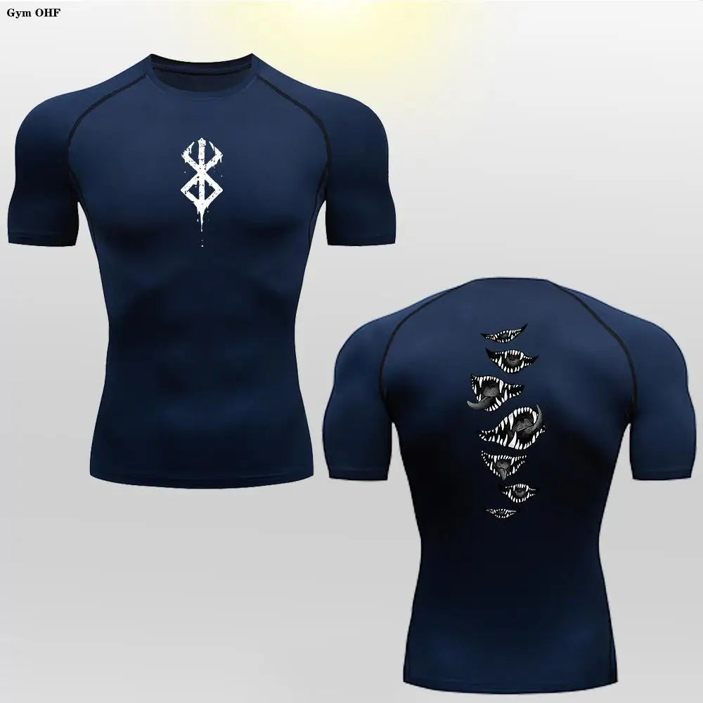 Camiseta de Compresión de Berserker edición GymFlow