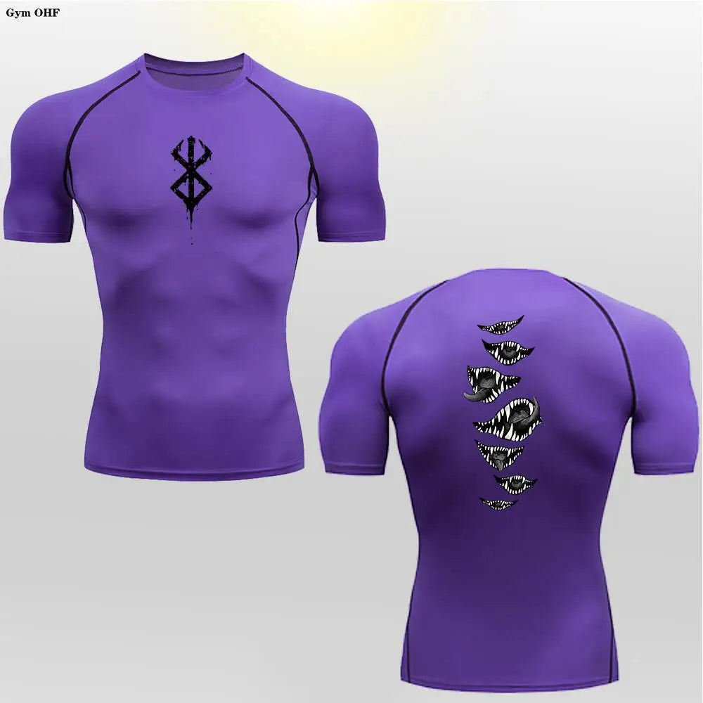 Camiseta de Compresión de Berserker edición GymFlow