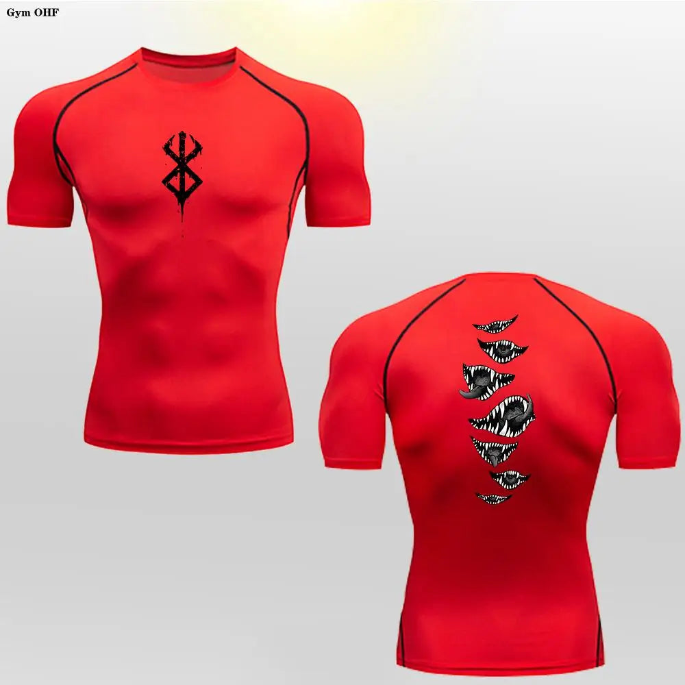Camiseta de Compresión de Berserker edición GymFlow