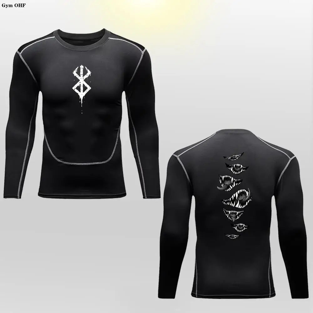 Camiseta de Compresión de Berserker edición GymFlow