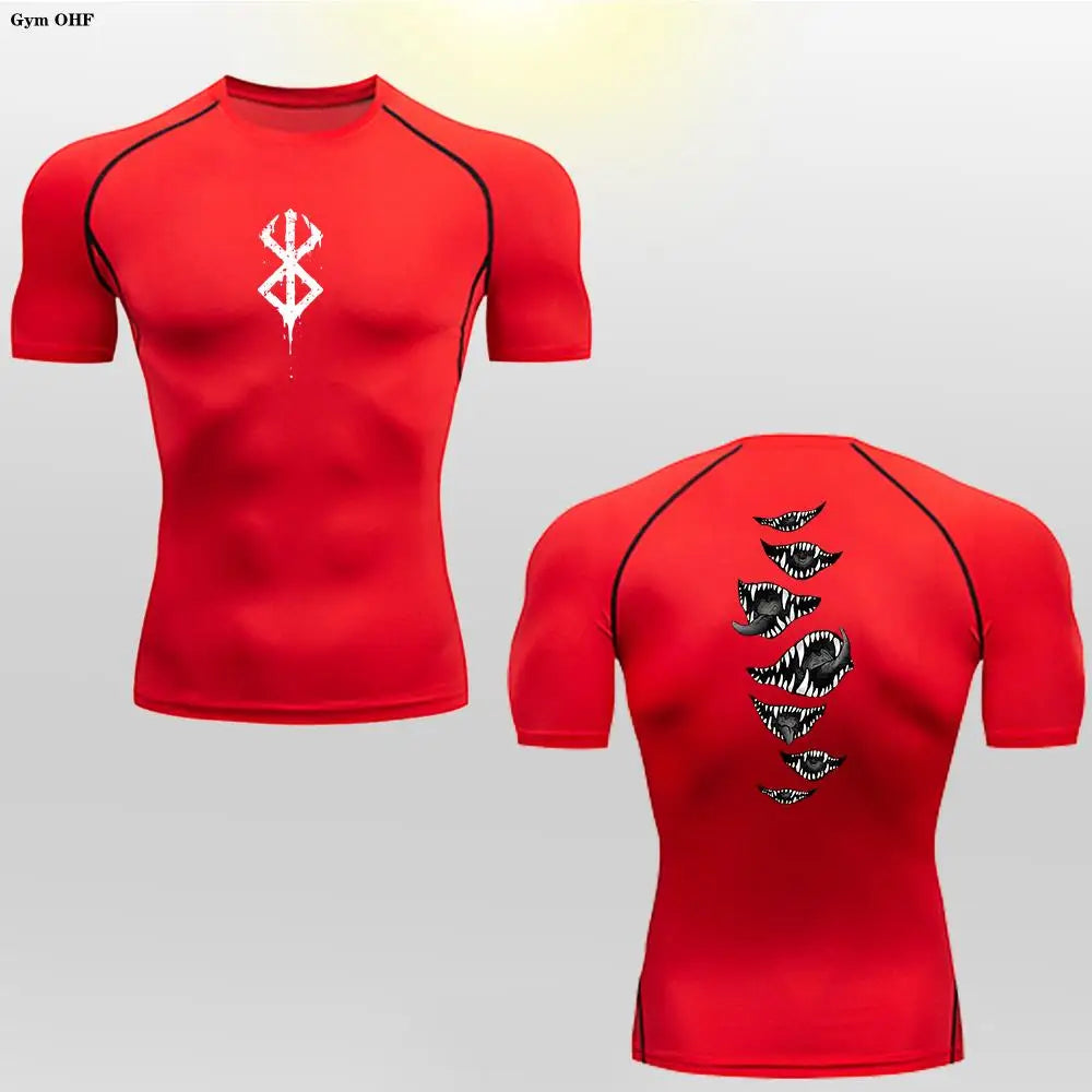 Camiseta de Compresión de Berserker edición GymFlow