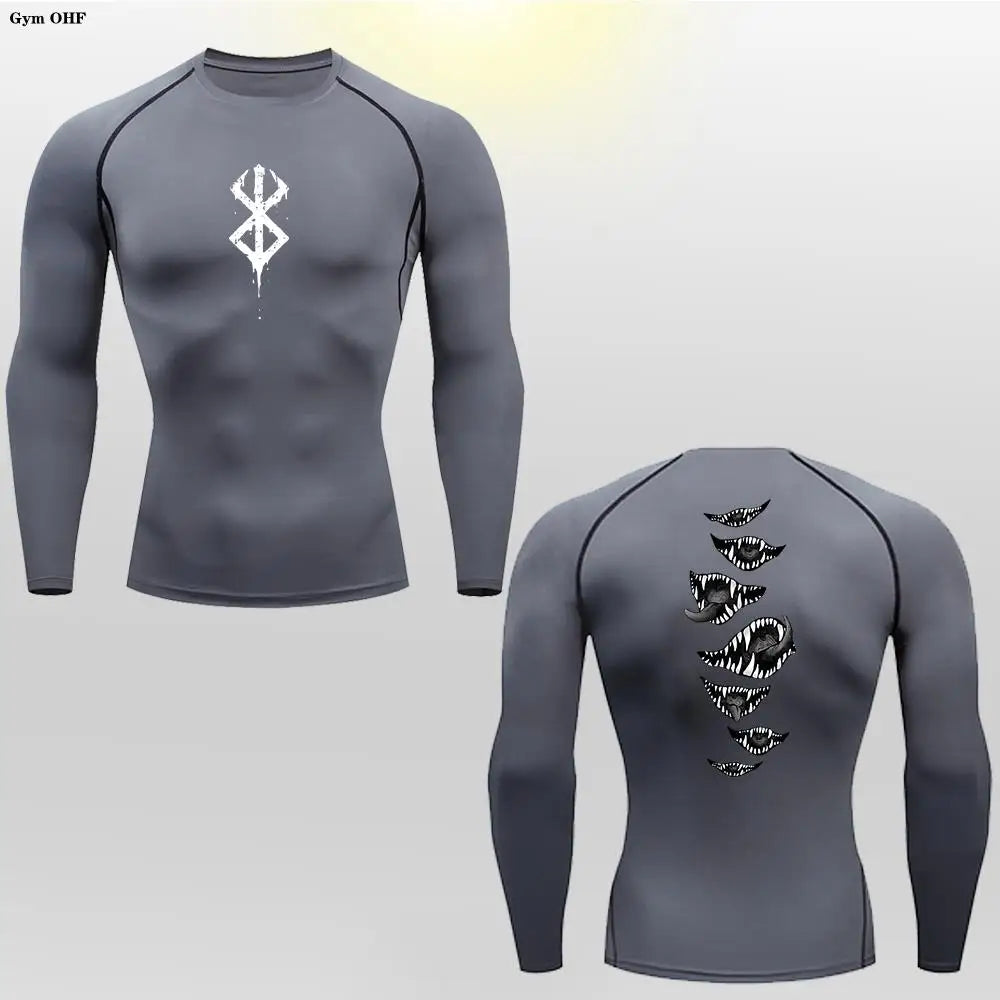 Camiseta de Compresión de Berserker edición GymFlow