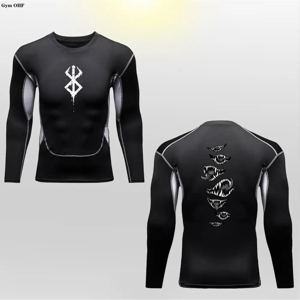 Camiseta de Compresión de Berserker edición GymFlow