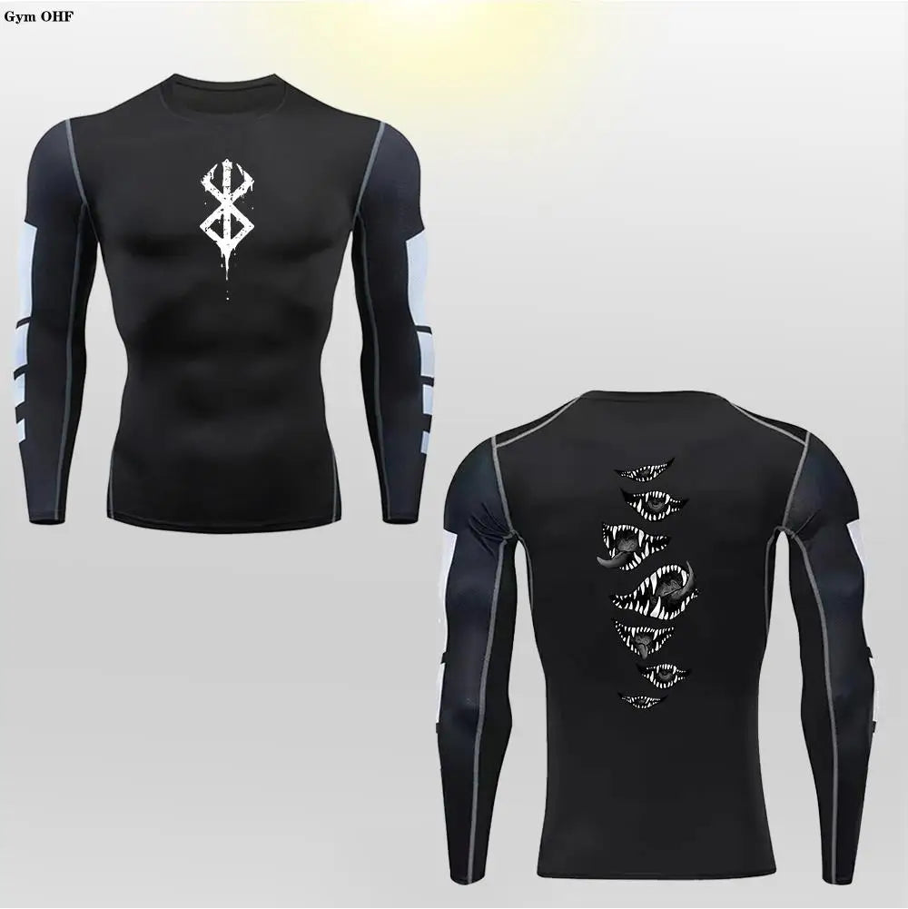 Camiseta de Compresión de Berserker edición GymFlow