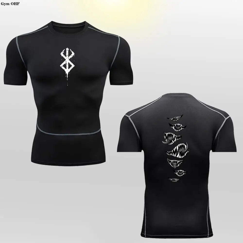 Camiseta de Compresión de Berserker edición GymFlow