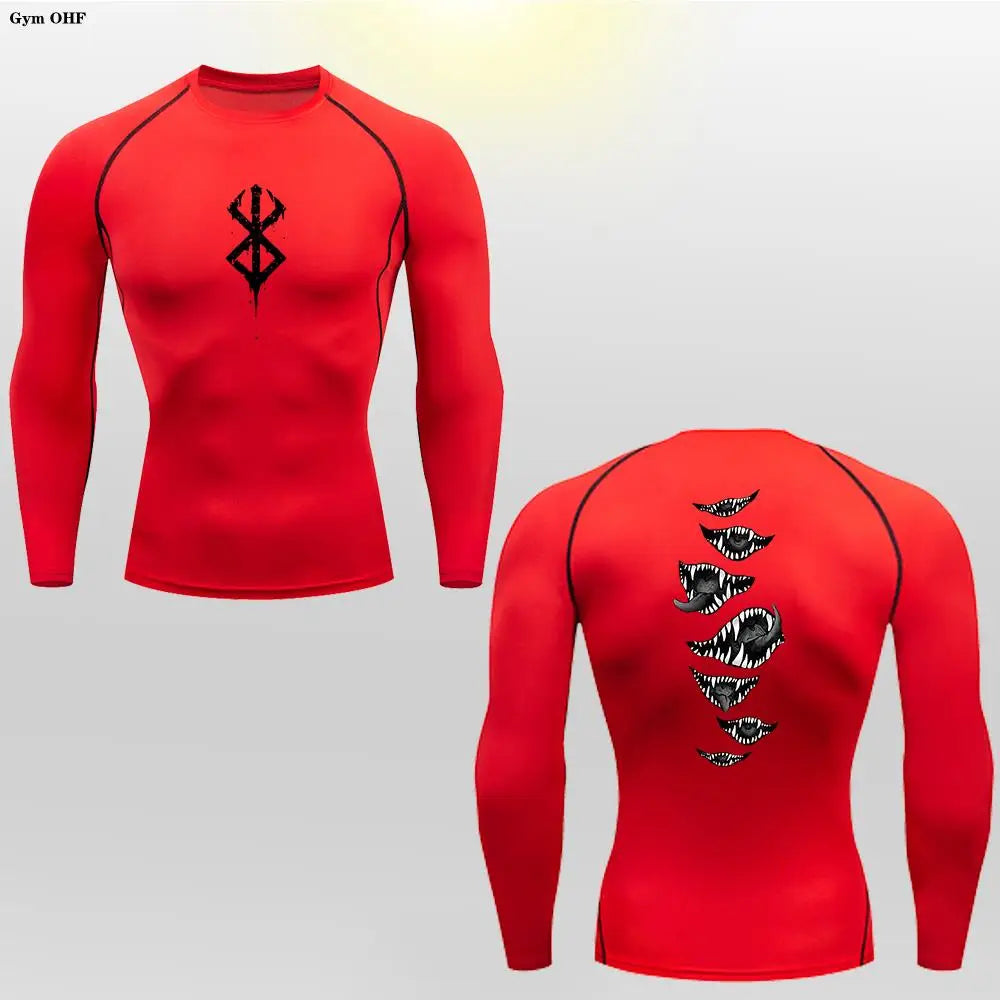 Camiseta de Compresión de Berserker edición GymFlow