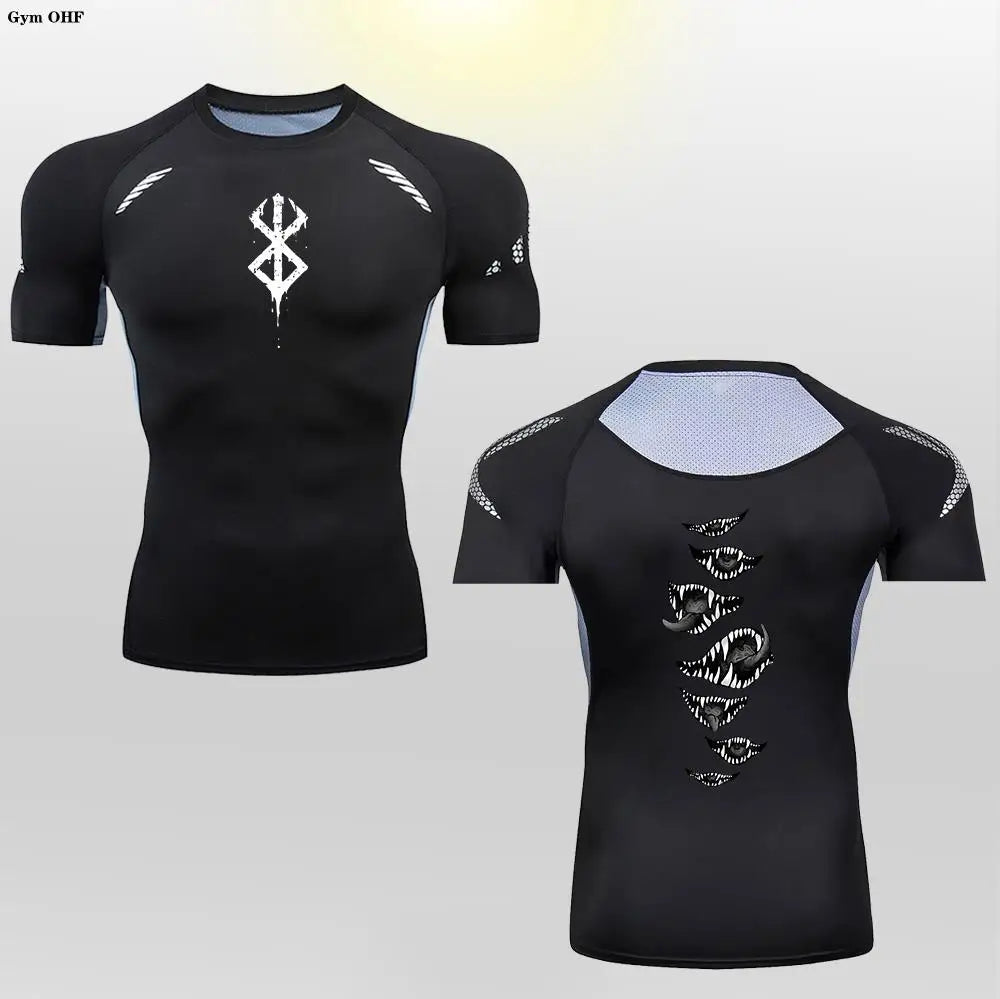 Camiseta de Compresión de Berserker edición GymFlow