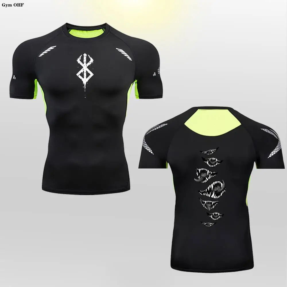Camiseta de Compresión de Berserker edición GymFlow