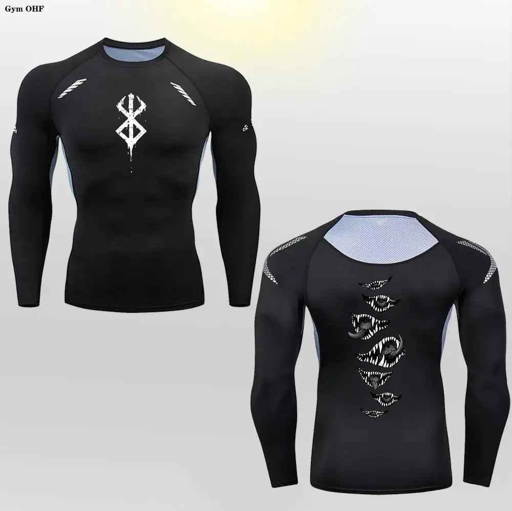 Camiseta de Compresión de Berserker edición GymFlow