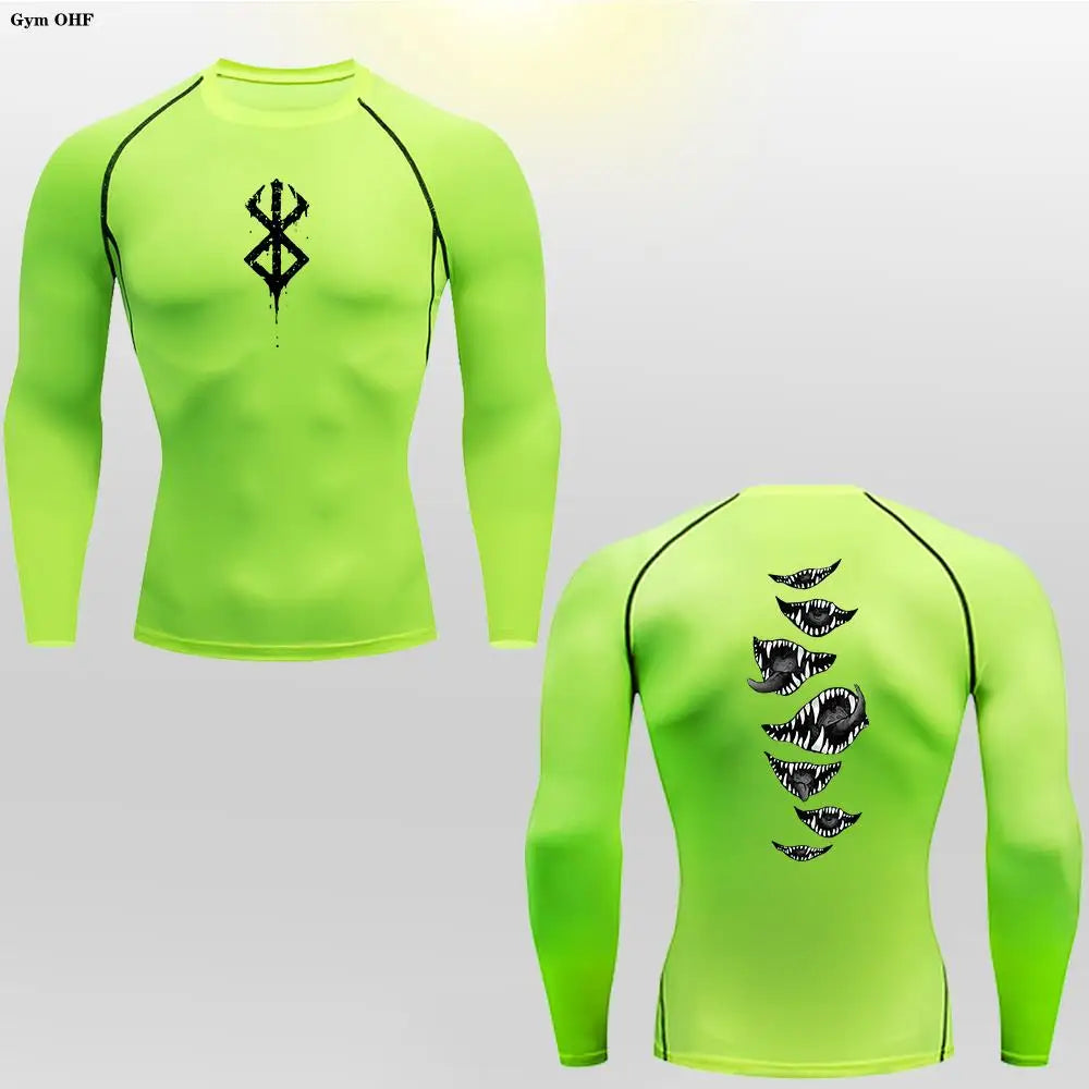 Camiseta de Compresión de Berserker edición GymFlow