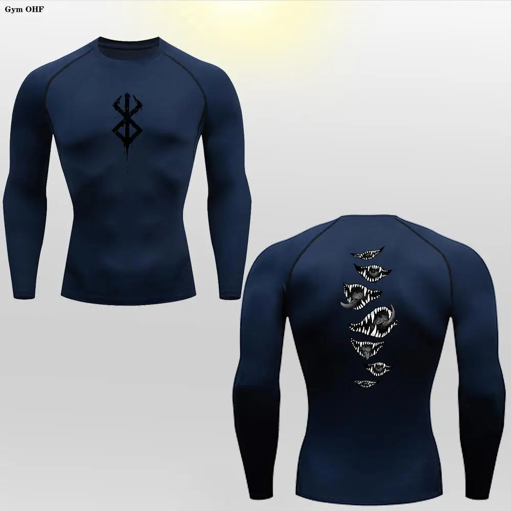 Camiseta de Compresión de Berserker edición GymFlow