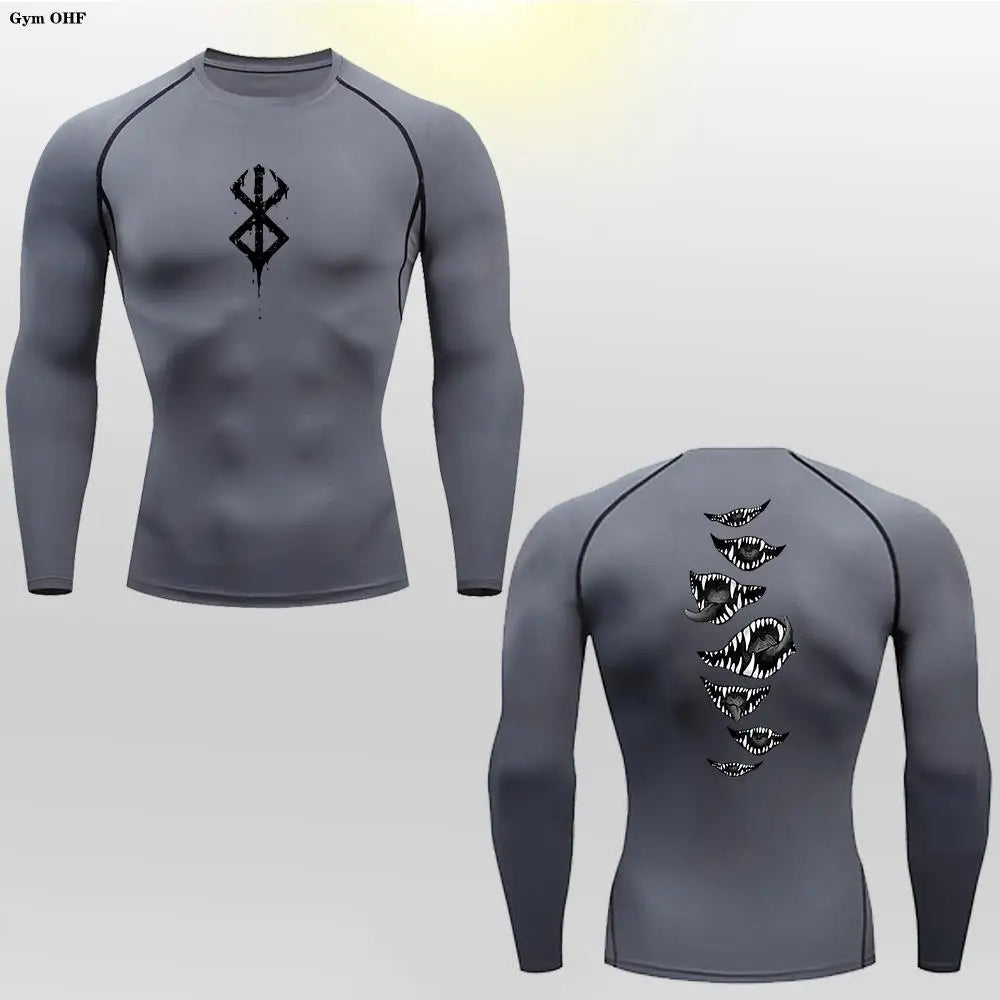 Camiseta de Compresión de Berserker edición GymFlow