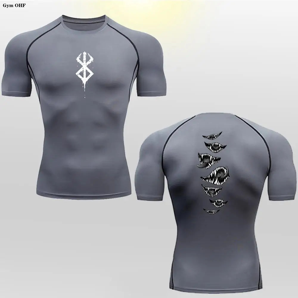 Camiseta de Compresión de Berserker edición GymFlow